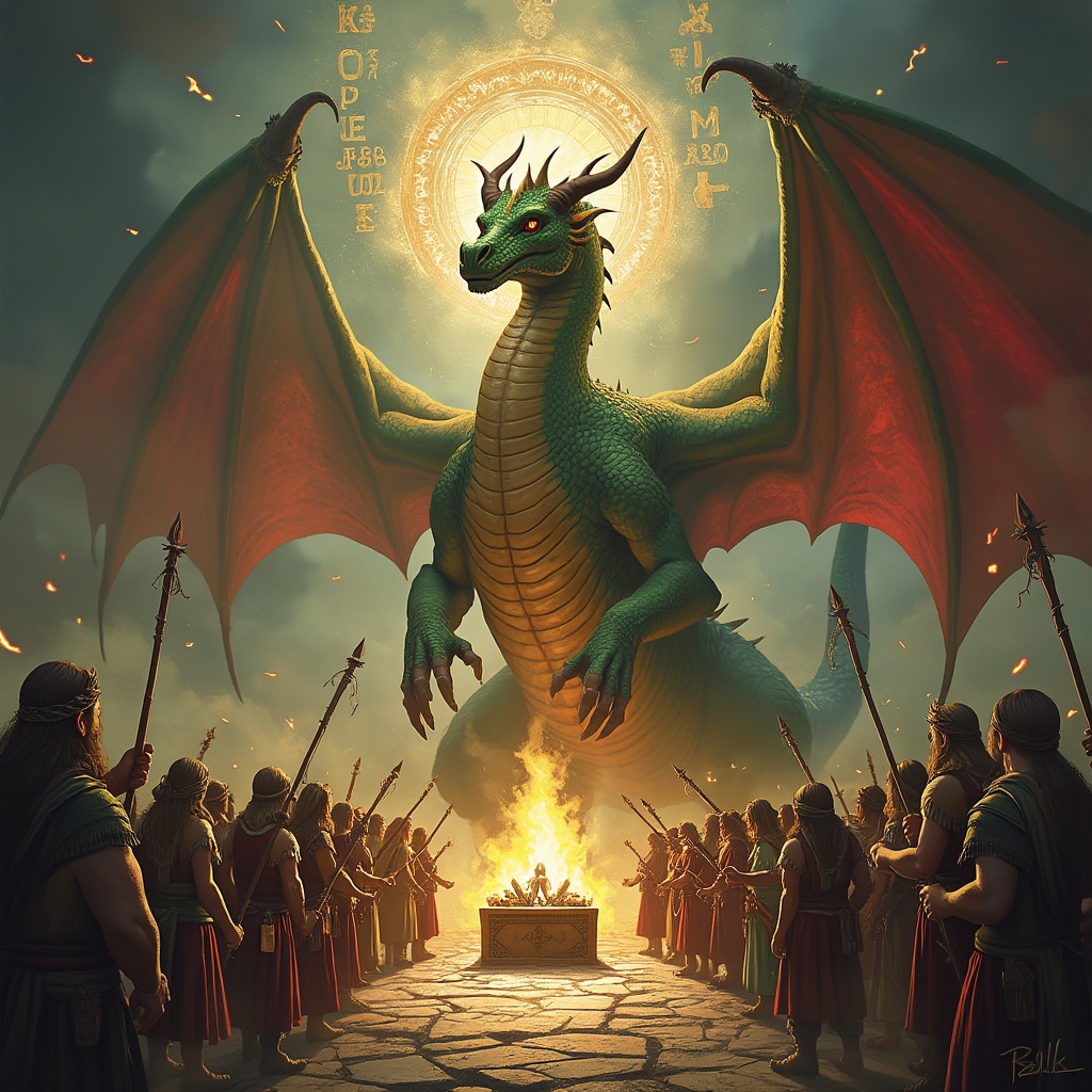 Drachen in germanischen heidnischen Glaubensvorstellungen