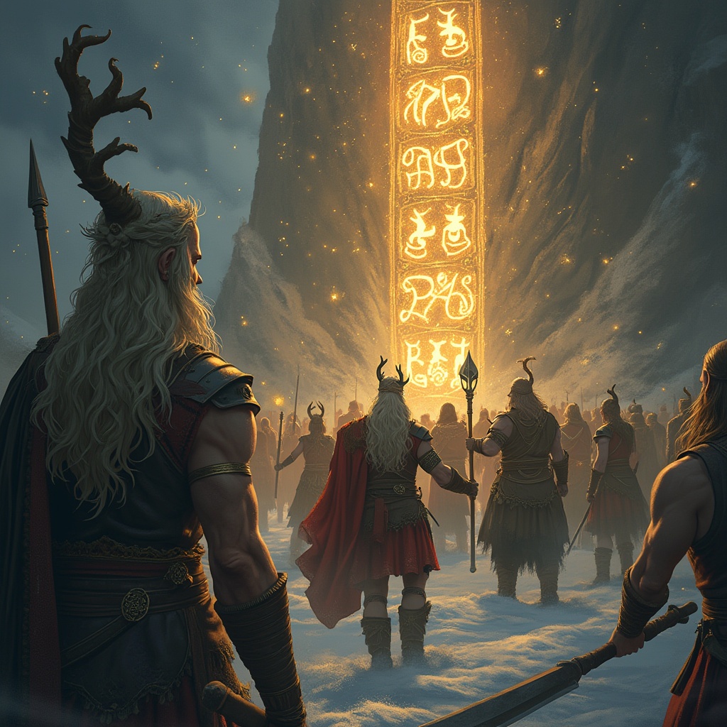 Runen in den Eddas und Sagas