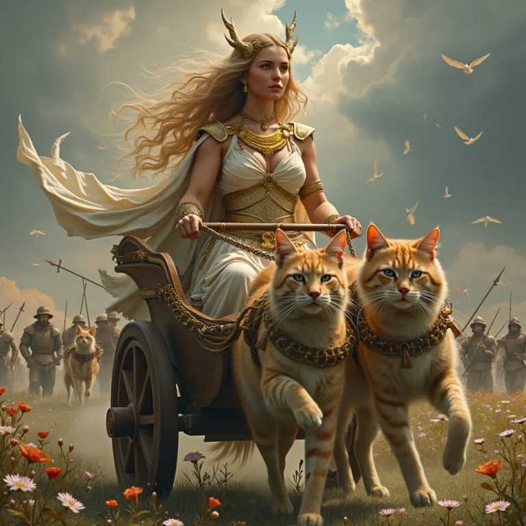 Freyja, Göttin der Liebe und des Krieges