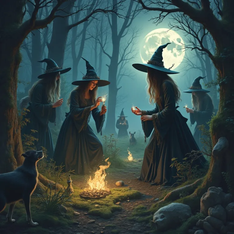 Hexerei und Frauen in der deutschen Folklore