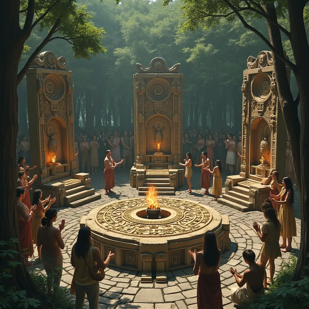 Rituale zu Ehren der Götter